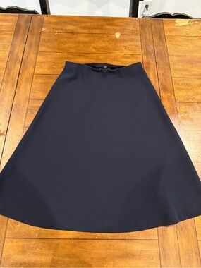 Ann Taylor Navy A-Line Skirt